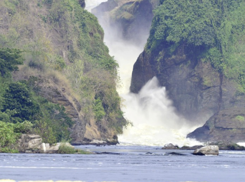 Der Murchison Falls Nationalpark Nil